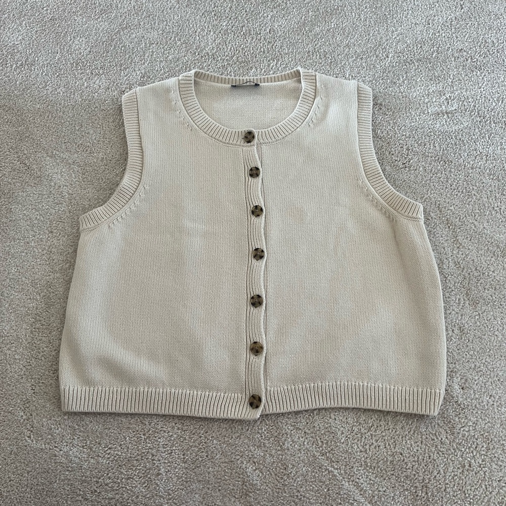 Gap Cardigan Sweater Vest